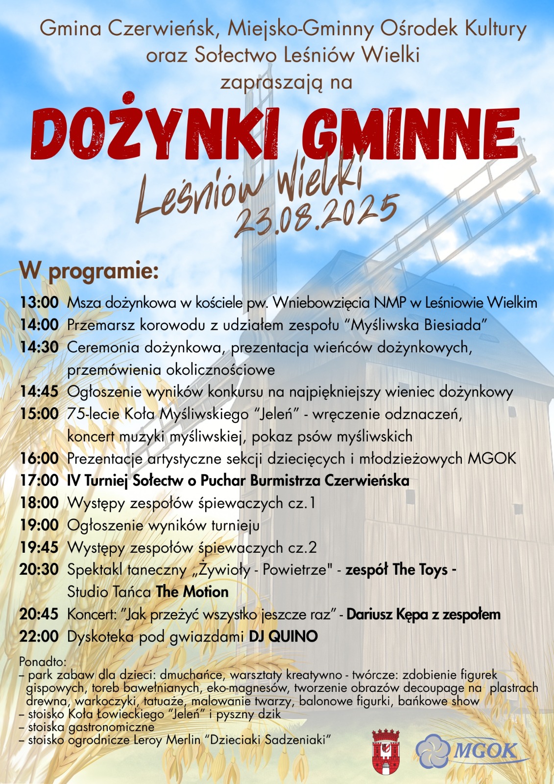 Dożynki! Leśniów Wielki 2025 Dożynki! Leśniów Wielki 2025